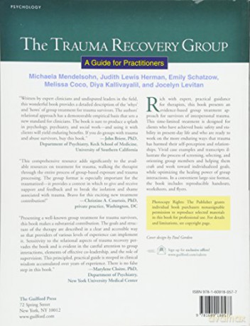 Trauma Recovery Group - Mendelsohn [KSIĄŻKA]