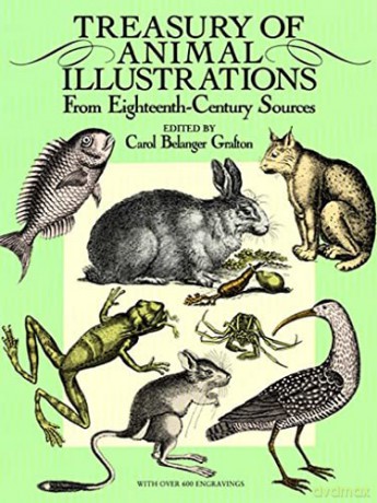 Treasury Of Animal Illustrations From Ei - Grafton [KSIĄŻKA]