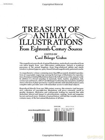 Treasury Of Animal Illustrations From Ei - Grafton [KSIĄŻKA]