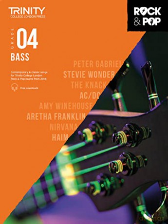 Trinity Rock Pop 2018 Bass Grade 4 - Trinity College Lond [KSIĄŻKA]