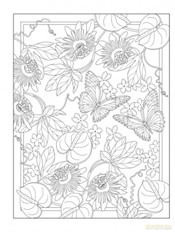 Tropical Wonders Coloring - Marty Noble [KSIĄŻKA]