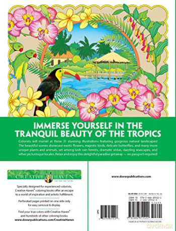 Tropical Wonders Coloring - Marty Noble [KSIĄŻKA]