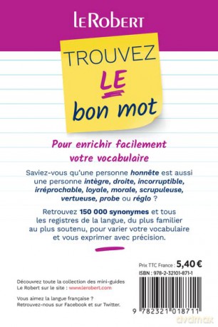 Trouvez Le Bon Mot - Team Robert [KSIĄŻKA]