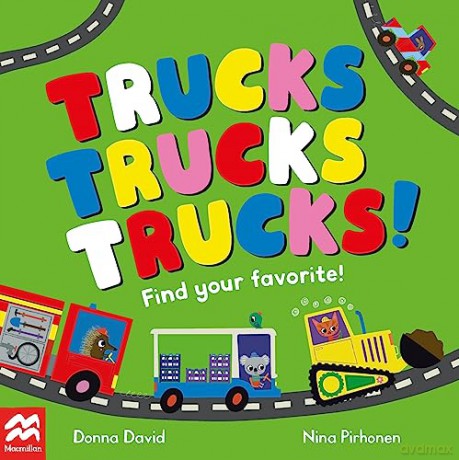 Trucks Trucks Trucks Find Your Favourite - Donna David [KSIĄŻKA]