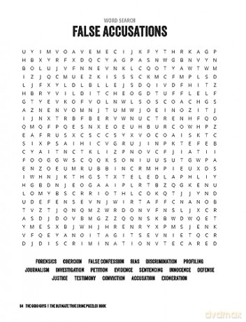True Crime Puzzle Book - Jack Rosewood [KSIĄŻKA]