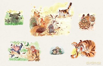 Twelve Animals Of The Chinese Zodiac - Vivian Ling [KSIĄŻKA]