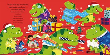 Twelve Dinosaurs Of Christmas - Evie Day [KSIĄŻKA]