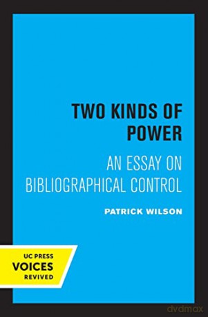 Two Kinds Of Power - Wilson. Patrick [KSIĄŻKA]