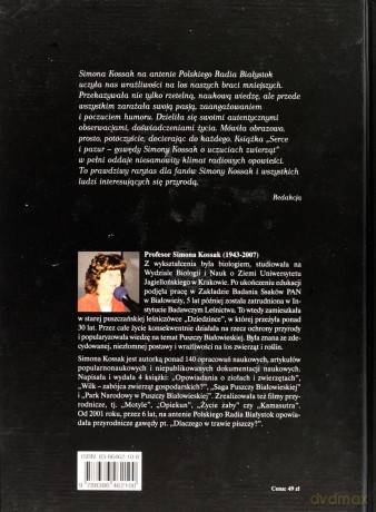 Serce I Pazur O Uczuciach Zwierząt - Simona Kossak [KSIĄŻKA]