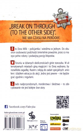 Seria O Dobrze Wilk Tom 1 Złodziej Dusz - Jadowska Aneta [KSIĄŻKA]