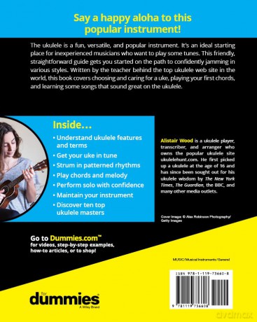 Ukulele For Dummies - Alistair Wood [KSIĄŻKA]