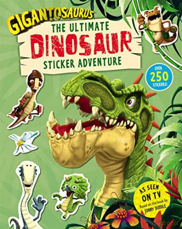 Ultimate Dinosaur Sticker Adventure - Cyber Group Studios [KSIĄŻKA]