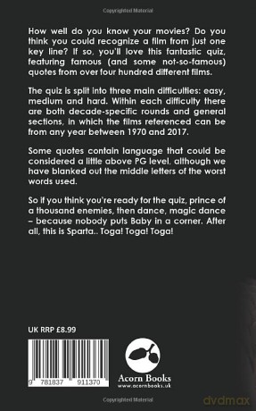 Ultimate Movie Quote Quiz Book - Jack Goldstein [KSIĄŻKA]