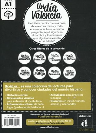 Un Dia En Un Dia En Valencia A1 Libro Mp - Joaquim Bosch [KSIĄŻKA]