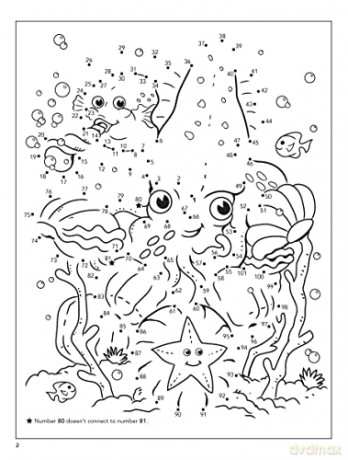 Under The Sea Dot To Dot Fun - Arkady Roytman [KSIĄŻKA]