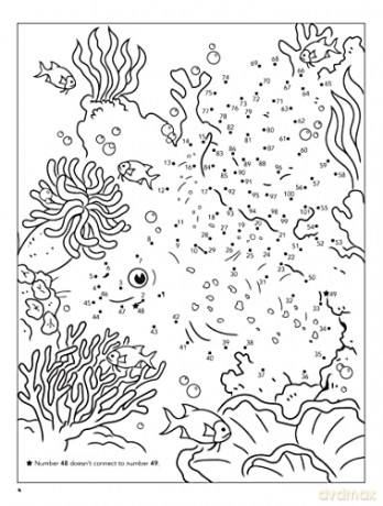 Under The Sea Dot To Dot Fun - Arkady Roytman [KSIĄŻKA]