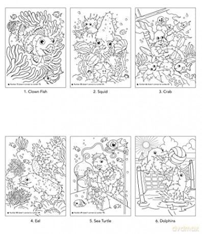 Under The Sea Dot To Dot Fun - Arkady Roytman [KSIĄŻKA]