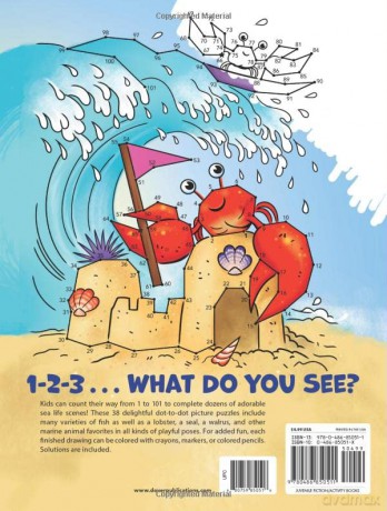 Under The Sea Dot To Dot Fun - Arkady Roytman [KSIĄŻKA]