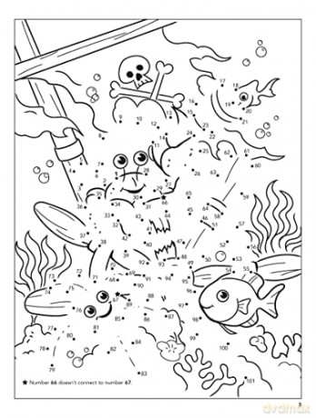Under The Sea Dot To Dot Fun - Arkady Roytman [KSIĄŻKA]