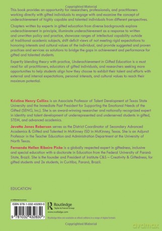 Underachievement In Gifted Education - Kristina He Collins [KSIĄŻKA]