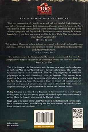 Underground War Vimy Ridge To Arras - Phillip Robinson [KSIĄŻKA]