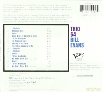 Master Edition Bill Evans: Trio`64 [CD]
