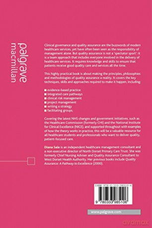 Understanding Clinical Governance And Qu - Diana Sale [KSIĄŻKA]
