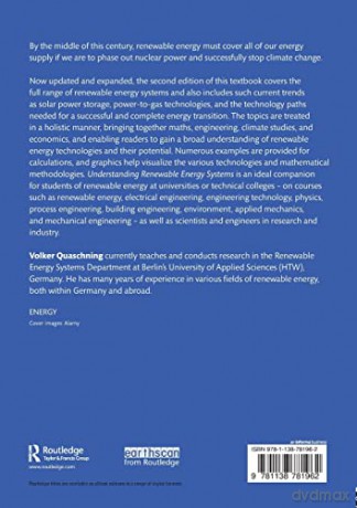 Understanding Renewable Energy Systems - Volker Quaschning [KSIĄŻKA]
