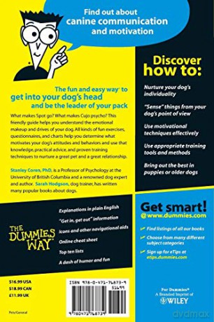 Understanding Your Dog For Dummies - Stanley Coren [KSIĄŻKA]