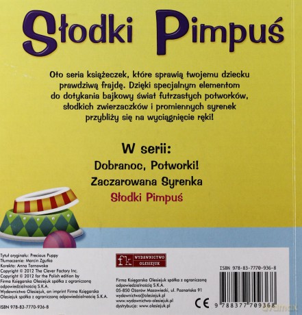Słodki Pimpuś Dotknij I Poczuj Karton [KSIĄŻKA]