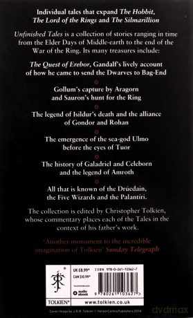 Unfinished Tales - J R R Tolkien [KSIĄŻKA]