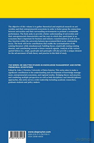 Universities, Entrepreneurial Ecosystems - Cristina Fernandes [KSIĄŻKA]