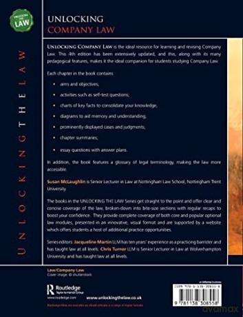 Unlocking Company Law - Susan Mclaughlin [KSIĄŻKA]
