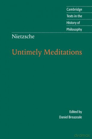 Untimely Meditations - Daniel Breazeale [KSIĄŻKA]