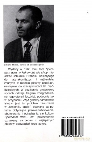 Sprzedam Dom, W Którym Już Nie Chcę Mieszkać - Hrabal Bohumil [KSIĄŻKA]