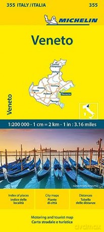 Veneto Michelin Local Map 355 [KSIĄŻKA]