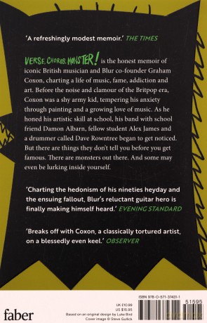 Verse Chorus Monster - Graham Coxon [KSIĄŻKA]