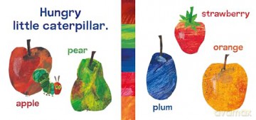 Very Hungry Caterpillar Cloth Book - Eric Carle [KSIĄŻKA]