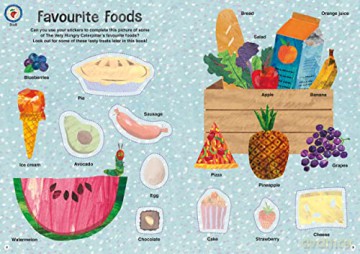 Very Hungry Caterpillar Feast Sticker Bk - Eric Carle [KSIĄŻKA]
