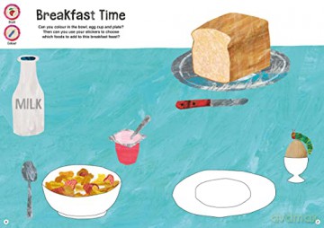 Very Hungry Caterpillar Feast Sticker Bk - Eric Carle [KSIĄŻKA]