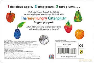 Very Hungry Caterpillar Finger Puppet Bk - Eric Carle [KSIĄŻKA]