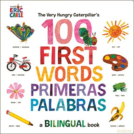 Very Hungry Caterpillars First 100 Words - Eric Carle [KSIĄŻKA]
