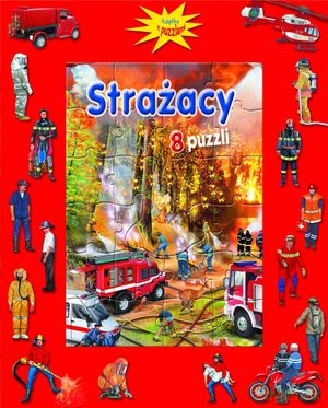 Strażacy 8 Puzzli [KSIĄŻKA]