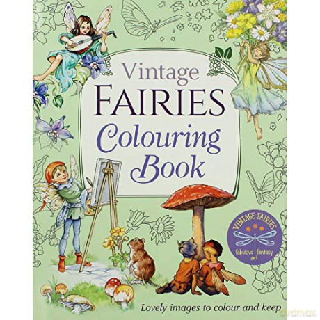 Vintage Fairies Colouring Book [KSIĄŻKA]