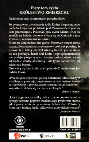 Strażnik Mroku T.5. Królestwo Mroku - Lloyd Tom [KSIĄŻKA]