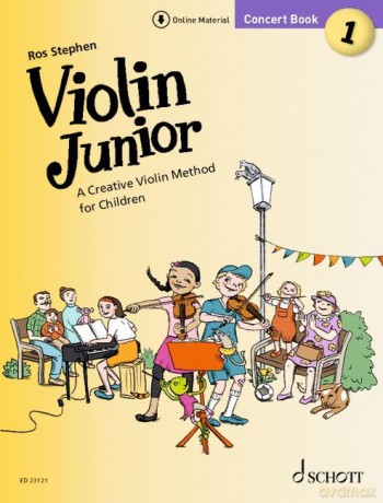 Violin Junior Concert Book 1 Concert Boo - Ros Stephen [KSIĄŻKA]