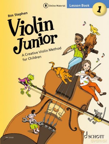 Violin Junior Lesson Book 1 Vol 1 - Ros Stephen [KSIĄŻKA]