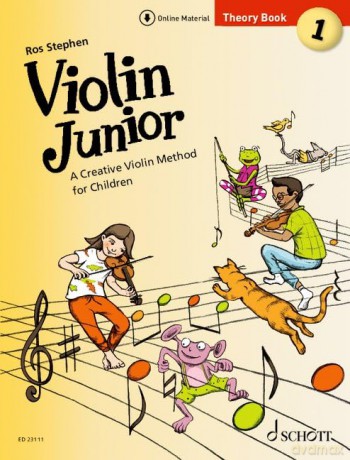 Violin Junior Theory Book 1 Theory Book - Ros Stephen [KSIĄŻKA]