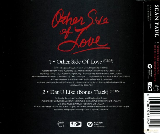 Sean Paul: Other Side Of Love [CD]