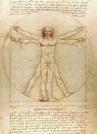 Vitruvian Man Notebook [KSIĄŻKA]